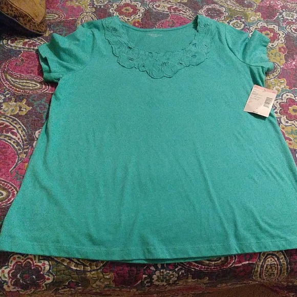 Laura Scott, Size L, Mint green,designer blouse - Picture 5 of 8